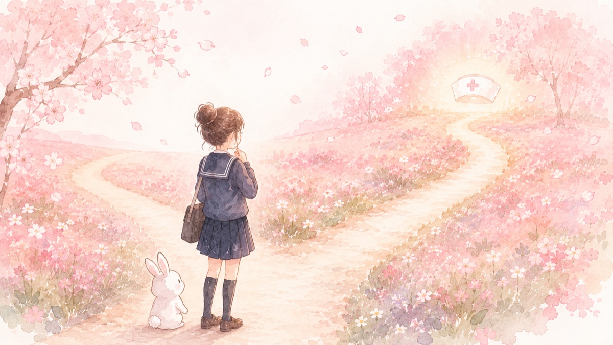分かれ道に立つ学生時代のうさみ